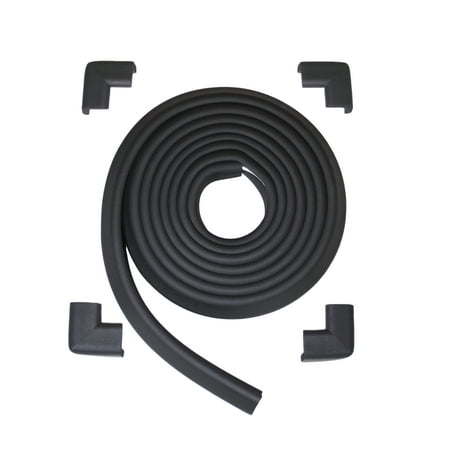 Kidkusion - Table Cushion Black 12 Ft 4 Corners
