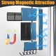 thumbnail image 3 of Estante magnético para especias para refrigerador, paquete de 7 estantes magnéticos  metal, organizador de especias con estante de gancho, soporte para toallas de papel, organizador de, 3 of 7