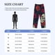 thumbnail image 4 of Balery Roses Skulls Pantalones de pijama para hombre, pijama ultraligero, pantalón de descanso-3X-Large, 4 of 6