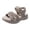 Khaki, variant on Women's Walking Sandals Open Toe Elastic Strappy Summer Beach Platform Athletic Shoes with Comfortable Arch Support Breathable Footbed Black Size 9