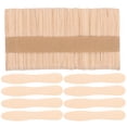 thumbnail image 1 of 100pcs Wooden Ice Cream Spoons Wood Taster Spoons Popsicle Paddles Spoon, 1 of 9