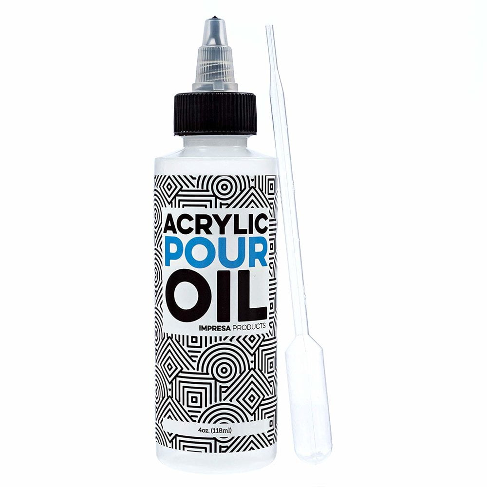 Acrylic Pouring Oil 100 Silicone Ideal Silicone Lubricant for Art Applications 4 Ounces