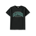 thumbnail image 5 of Big Boys Summer Tee Tops California Arch Graphic Print Boys Regular Fit Crew Neck Short Sleeve Casual T-Shirt -Soft and Breathable, 5 of 9