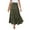 Army Green, variant on Womens High Waist Skirt Solid Dress Elastic Waist Elegant Skirt Jean Skirt Alt Skirts Overall Skirt for Women