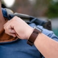thumbnail image 3 of Gametime Carol. Hurricanes Leather Band fits Apple Watch (42/44mm S/M Brown, 3 of 3