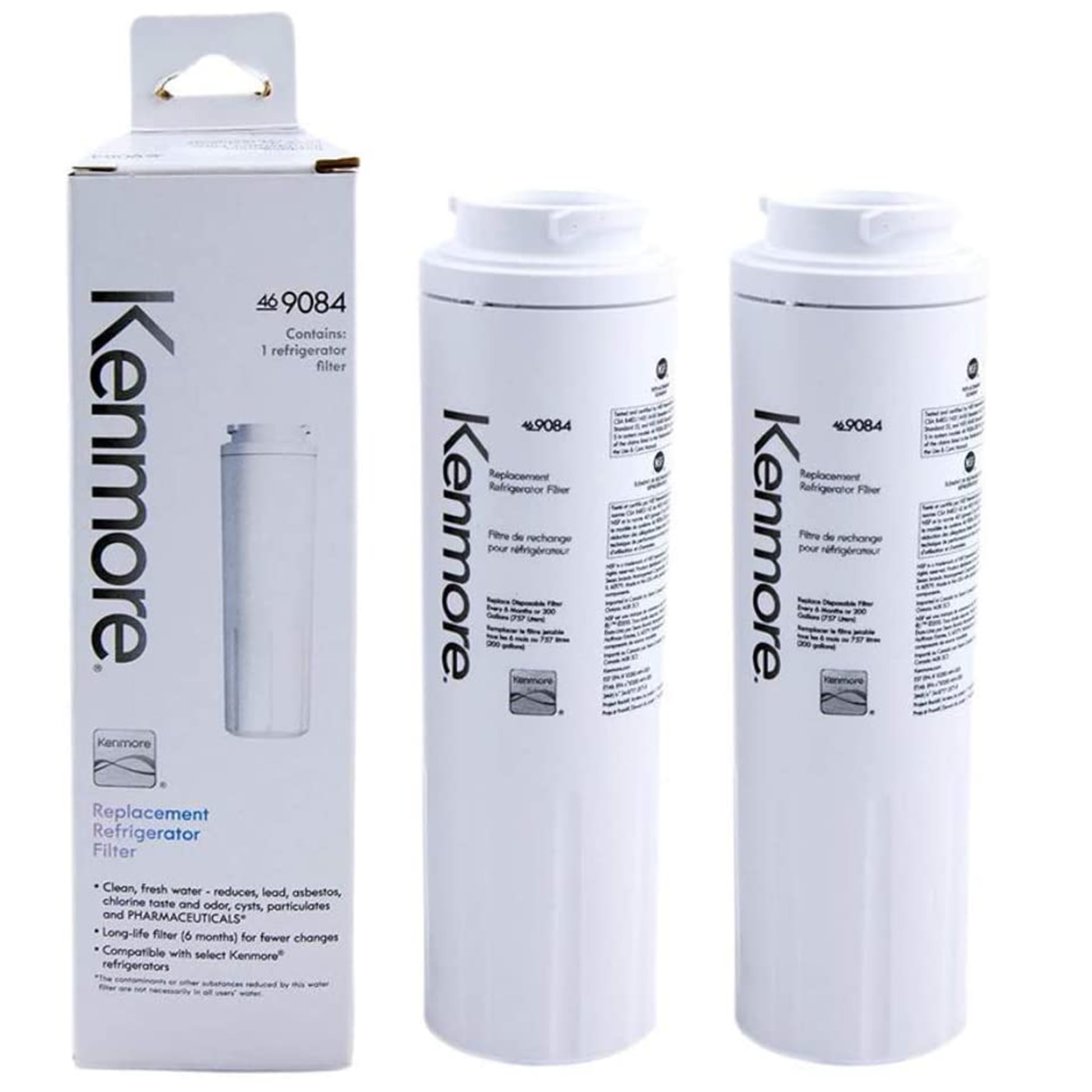 2pack Kenmore 9084 , Kenmore 469084 Refrigerator Water Filter Replacement 9084 469084 Brand New
