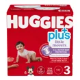 thumbnail image 1 of Huggies Little Movers Plus , Taille 3, Lot de 204, 1 of 7