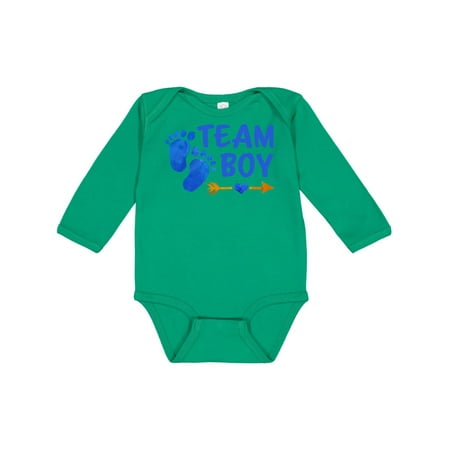 

Inktastic Team Boy Gift Baby Boy or Baby Girl Long Sleeve Bodysuit