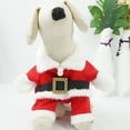 thumbnail image 2 of Disfraz de Santa Claus para perros talla XS, material de poliéster en color rojo, circunferencia del pecho 31cm y largo de espalda 20cm, incluye sombrero, empaque plástico de 15*15*6cm, ideal para, 2 of 4