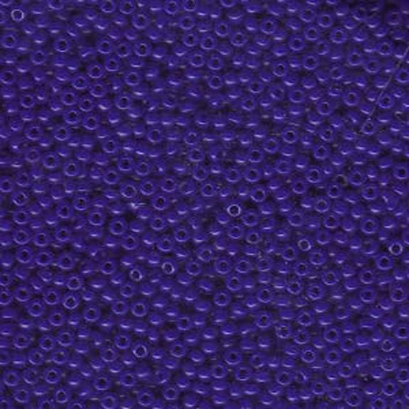 Miyuki 11/0 Seed Beads 11-90414/11-414 Opaque Cobalt Blue 24 Grams