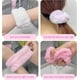thumbnail image 4 of 4 Pairs Wrist Washband Wash Set,Microfiber Wrist Sweat Bands Ladies Soft Wristbands,Face Washing Wristband Spa Wrist Towel, 4 of 5