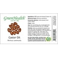 thumbnail image 2 of Castor Oil - 32 fl oz (946 ml) plastic jug w/ cap - 100% Pure Carrier Oil - GreenHealth, 2 of 9