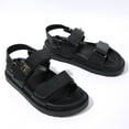 thumbnail image 3 of Sandalias Suela Gruesa Doble Correa para Mujer Antideslizantes Ajustables, 3 of 9