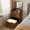 Walnut, variant on Hanyu 3 in 1 Vanity Desk with Mirror and Lights,Small Make Up Vanity Set with Visible Glass Desktop,Compact Makeup Vanity with 3 Drawers & Stool, Dressing Table for Bedroom (Walnut, 23.6" L)