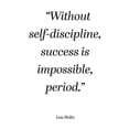 thumbnail image 2 of ArtsyQuotes 26x32 Black Ornate Wood Framed with Double Matting Museum Art Print Titled - Lou Holtz Quote: Self Discipline, 2 of 4