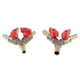 thumbnail image 4 of 1pc 8/10mm 3 Way Shut Off Ball Valve Fuel Gas Connector Brass Y Type Ball Valve, 4 of 5
