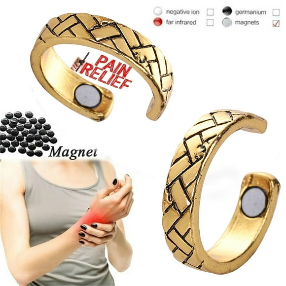 TopLLC Rings Retro Sculpture Drainage The-rapy LymphDetox Magnetotherapy For Men And Women Bracelets Bracelets