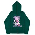 thumbnail image 4 of Sudaderas de chica oscura europea y americana para hombres y mujeres, sudaderas con capucha góticas para parejas, sudadera de Cremallera larga de talla grande Harajuku 2023, 4 of 5