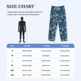 thumbnail image 4 of Susaid Hawaiian Style Print Mens Pajama Pants Set Sleep & Lounge Pants, PJ Bottoms with Pockets and Button Fly-3X-Large, 4 of 6