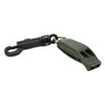 thumbnail image 3 of Sifflet d'Urgence, Forte Pénétration Sifflet de Survie d'Urgence Monobloc Multifonction pour le Camping pour la Randonnée en Plein Air Noir, Vert Militaire, 3 of 8