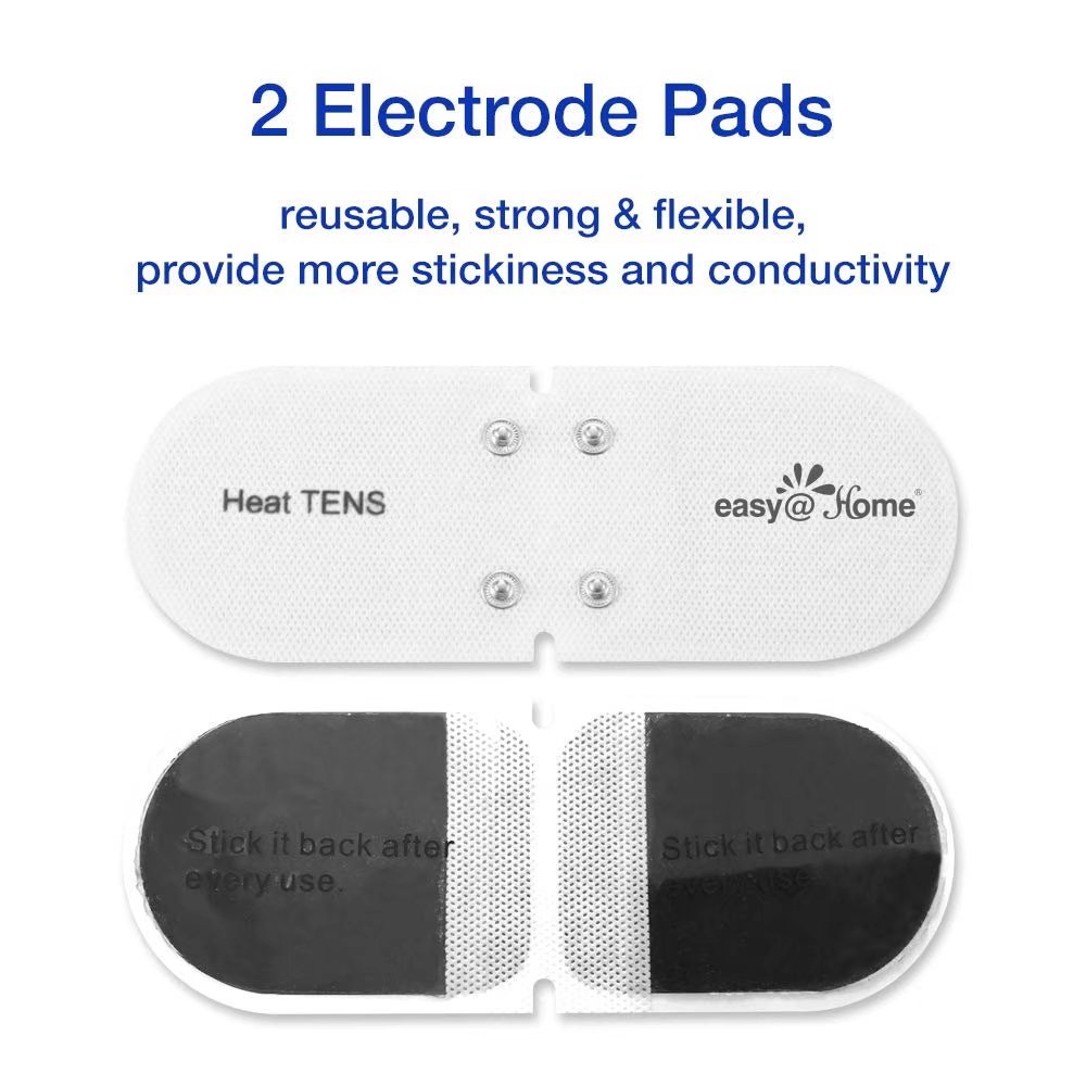 Easy@Home 3-in-1 Rechargeable TENS Unit + EMS Unit + Heat Muscle Pain Relief, EHE018 - image 3 of 10