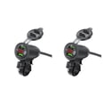 thumbnail image 4 of Toma de Corriente Speravity para Motocicleta Interruptor de Botón USB Dual Digital, 4 of 6