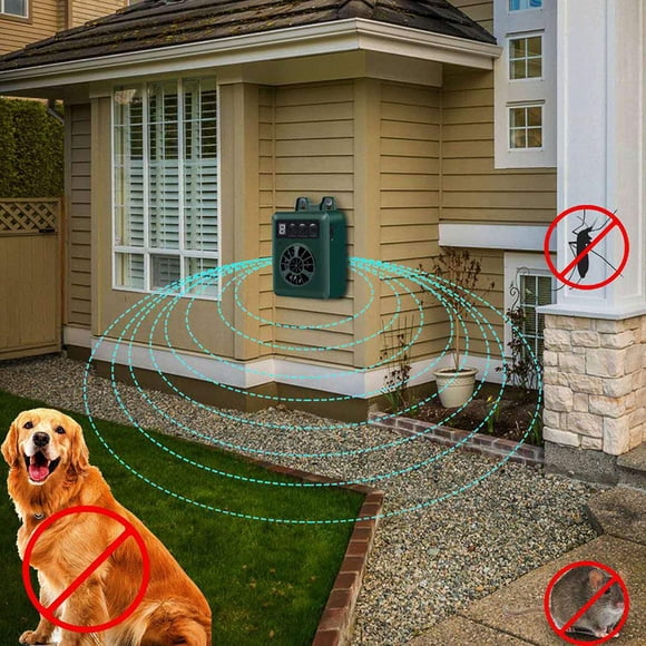 Ultrasonic Anti Barking Device Ultrasonic Stop Barking Device with 4 Sensitivity Adjustable Levels USB Rechargeable Dog Bark Control