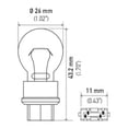 thumbnail image 4 of [3457]Uncategorized.Hella Bulb 3457 12V 29/8W W3x16q S8, 4 of 11