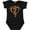 AB-Black, variant on Inktastic Leukemia Awareness with Orange Ribbon Heart Boys or Girls Baby Bodysuit