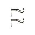 thumbnail image 1 of Home Trends Adjustable Drapery Brackets 3/4"-1" Bronze, 1 of 1