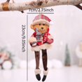 thumbnail image 1 of Muñeco de Papá Noel para decoración del hogar, muñeco de nieve y ciervo, adorno colgante para árbol de Navidad, Año Nuevo, 2023, 1 of 4