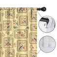 thumbnail image 4 of Pioneer Flower Floral Print Pattern Insulated Teens Curtains Set Of 2, Bedroom Essentials, Toddler Room Decor 42"x54", 4 of 5