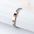 thumbnail image 4 of Cremation Jewelry Cross Urn Bracelet for Ashes Human Pet Cremation Bracelet Memorial Keepsake Urn Jewelry for Women/Men Curb Link Bracelet 20/22/24 CM, 4 of 7