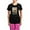 With Pink Pant, variant on CafePress - Japanese Cats Women's Dark Pajamas - Women's Short Sleeve Print T-Shirt and Pants Dark Cotton Pajama Set