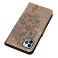 thumbnail image 4 of Dteck for iPhone 11 Pro Case Butterfly Pattern Leather Wallet Case Cute Women Diamond Bling Cover with Card Slot Wrist Strap Kickstand Folio Flip Protective Case for iPhone 11 Pro, Gray, 4 of 7