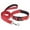 Red, variant on Reflective Dog Collar And Leash Set With Safety Locking Buckle, Adjustable Soft Breathable Comfortable Nylon Pet Collar for Small, Medium and Large Dogs