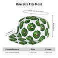 thumbnail image 5 of Goofa Happy Watermelon Printed Men's Baseball Cap,Straight Brim Hat,Golf Dad Hat,Versatile Style,Sun Protection Cap,Travel Hat, 5 of 9