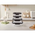thumbnail image 3 of Rectangular Glass Container Set (Espresso, 4-pc), 3 of 10