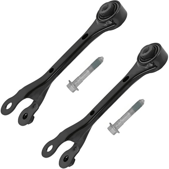 Detroit Axle - Rear Lower Forward Control Arms Assembly Replacement for Ford Mustang Edge Lincoln MKX Continental Nautilus - 2pc Set