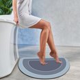 thumbnail image 4 of FAMTKT Bathroom Rugs Crystal Velvet Rug Super Absorbent Quick Dry Rubber Backing Non Slip Washable Bathroom Floor Mats Shower Rug for In Front Of Bathtub Shower Room Decor on Clearance, 4 of 5