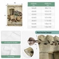 thumbnail image 6 of Vintage Farmhouse Balloon Curtains for Windows, Bedroom Curtains 54 Inch Length, Retro Country Boots Flowers Leaf Wooden Plank Tie Up Curtains Panels Insulated Bathroom Curtains Window 42"x54", 6 of 8