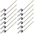 thumbnail image 1 of 12 Pcs Toilet Handle Lever Flush Replacement, Brass Universal Flush Lever Finish Handle, 1 of 5