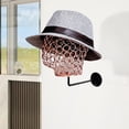 thumbnail image 7 of Decorative Wall Mounted Mannequin Head Hanger Rack Hat Cap Display Model Stand Holder Manikin Rose Gold, 7 of 7