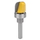 thumbnail image 3 of Vástago de 1/4" 3/4" de diámetro Tazón y bandeja Plantilla Router Bit Cortador de carpintería, 3 of 9