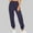 Dark Blue, variant on Blmnix Joggers Womens Pants Plus Size Baggy Sweatpants Pant Taper High Green Full Womens Pants Trendy,L