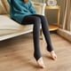 thumbnail image 1 of Medias con , mals para mujer, pantimedias térmicas, medias translúcidas falsas, medias cálidas opacas de cinturo para invierno Pies escalonados de 300 g BLESIY pantimedias mujer, 1 of 7