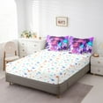 thumbnail image 4 of YST 7 Piece Magical Bedding Set, American African Princess Theme, Queen, Colorful Stars, 4 of 5