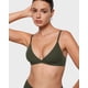 thumbnail image 3 of Bralette INLYRIC Inbarely Triángulo Escote Profundo Verde Oliva XL, 3 of 6