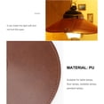 thumbnail image 4 of OULII Decorative Bedroom Lamp Shade PU Lampshade Brown 1Set, 4 of 7