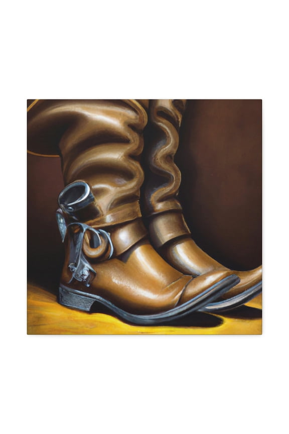 Boot's Heeled Journey - Canvas